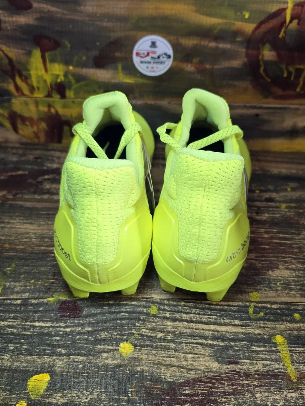 Adidas UltraBoost Football Cleats Solar Yellow JP7413 US Men's Size 11 New Rare